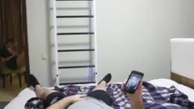 I want you to Fuck me without Seeing my Mother, Step-brother!