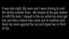 this black hunk fucked my mom in a gas station