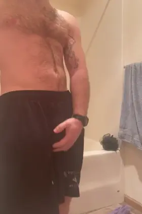 I like how my balls look with my soft cock