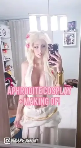 Can humans beat the gods? Aphrodite cosplay from Record of Ragnarok by Kate Key