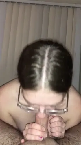 I licked him clean right after