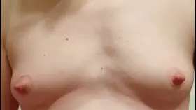 Nipple Play Porn GIF by Me [M->F] after freeing them for the night 💋