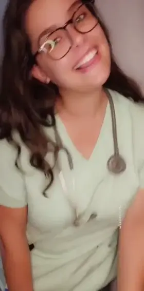 (f) I like making my stethoscope bounce on my tits