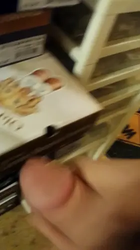 Couldn't wait till I was off, had to let my load fly in the back room at work