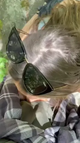 Had to be quick on a busier trail today 🙊