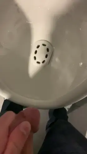 Getting hard while pissing