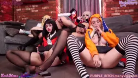 Emo girls group masturbation