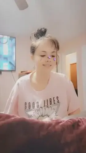 Being Goofy and showing Daddy my BOoobiez yes im 18 before anyone asks