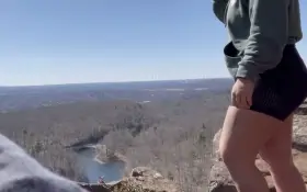 Mountain views really accentuate my ass.