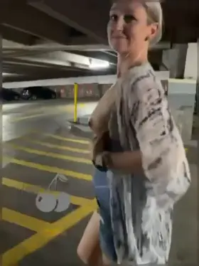 Hotwife getting her tits out after a night on the town