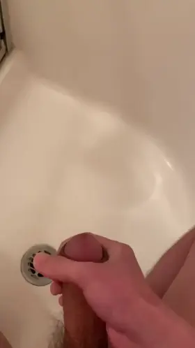 Me cumming in the shower