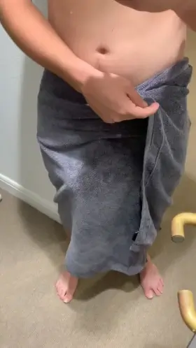 My own personal towel hanger