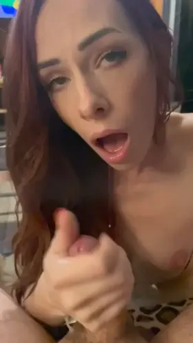 I get so wet milking him