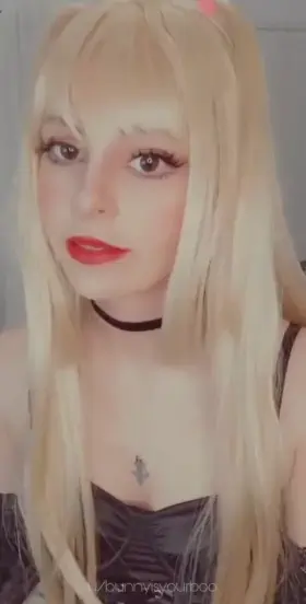 Misa from death note gets a little naughty