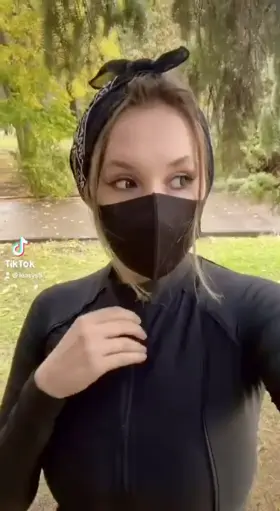 Massive tits in public