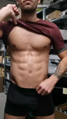 When you're horny at work...