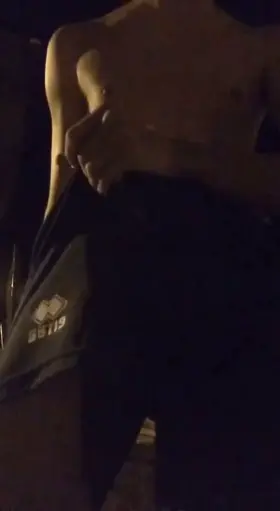 Whipping it out in front of my neighbors' house ;) slide in my dms to see it better