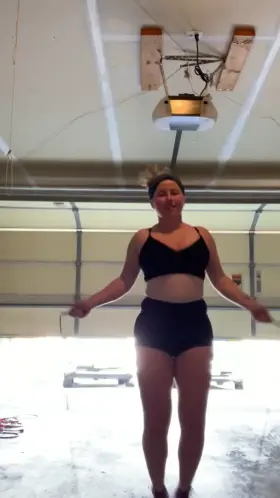 Is there anything better than topless jump roping?