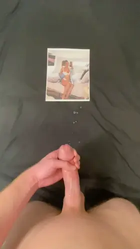 Long Distance Cumshot on Nikki Blackketter