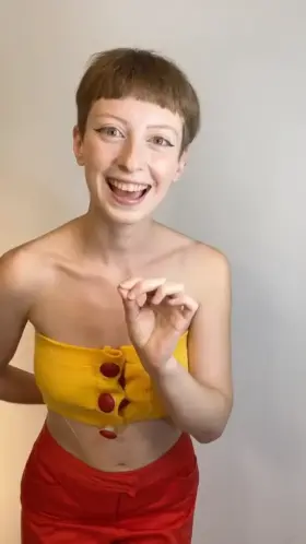 Hustle Babe’s Top Flies Off Comedically