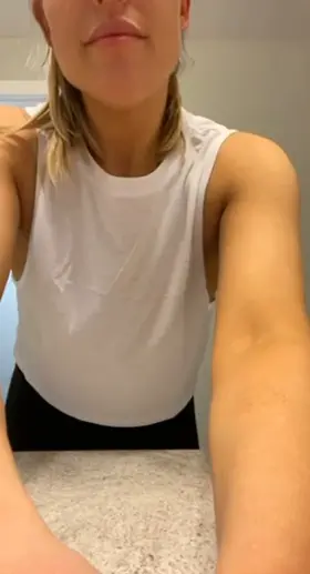 Maybe I should consider wearing a bra with this shirt?