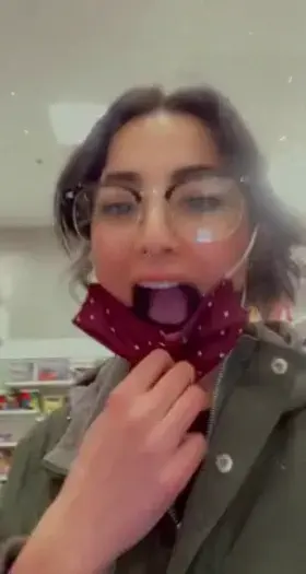 Love wearing masks so I can hide my mouth full of dirty lil secrets while shopping for legos 😋