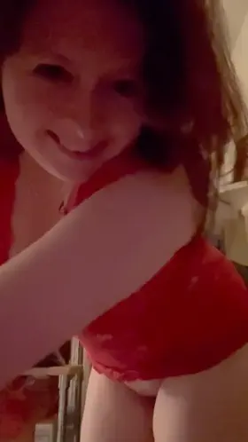 *red lace in your face*