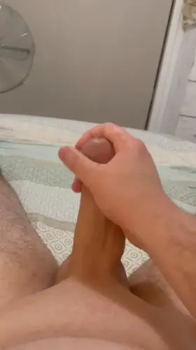 Jerking my cock until i exploded [24M]