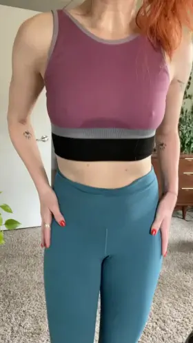 40 degrees out and I STILL come back sweaty after a run!!!