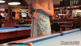 Giving the whole bar a show!