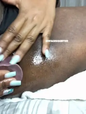 Watch me stretch my holes. U helping daddy ?