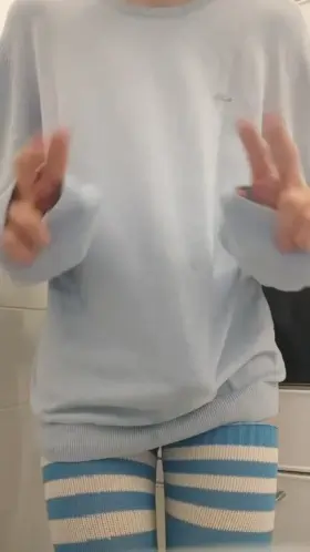 Lil femboy has a surprise for you