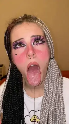 Sloppy ahegao (with sound) rate it
