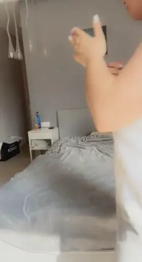 You scared me and I dropped my towel! 😡