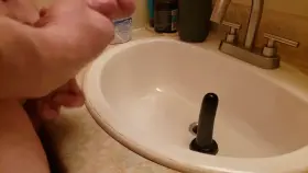 This is how I clean my dildo after fucking myself