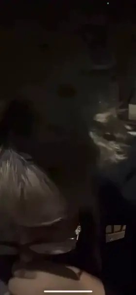 In this video you can see the joy in my girl while sucking black cock.