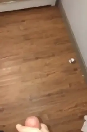 M18 Busting a load while my roommates asleep, he asked what was on the floor in the morning lol
