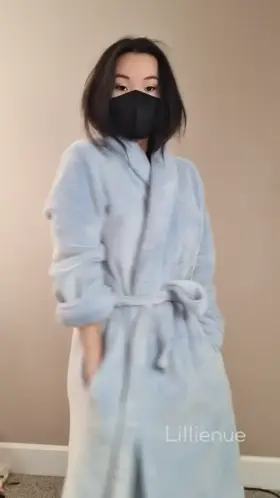 Did I surprise you with my bathrobe?