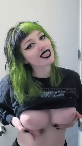 I love playing with my tits like this