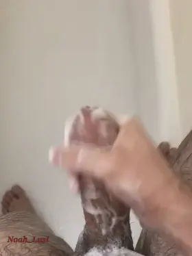 [33] Don't mind me, just cleaning my cock