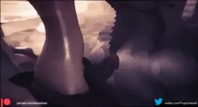 Fun in sewers, Lizardman x Sandy (Herald)