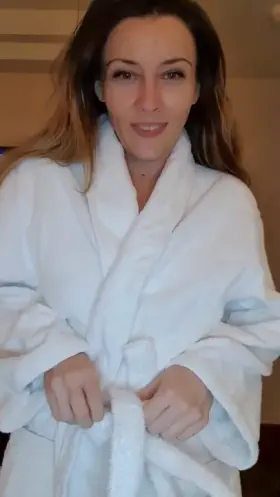 Reporting for robe reveal duty!