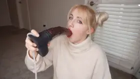 Showing off how far it goes down my neck