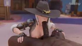 Ashe sucking (Sound Update) (Pollar) [Overwatch]