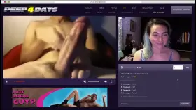 Watching big dicks with pleasure