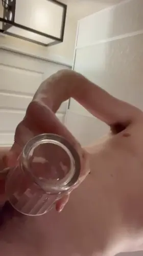 I love swallowing my own cum