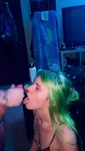 He got it in my eye!