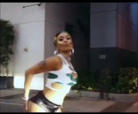 Saweetie showing off