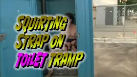 Public Stockings Strap On Fun