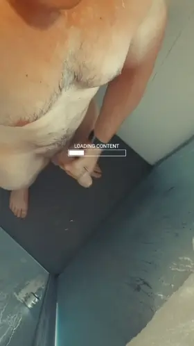 Stroking my neglected married Aussie cock in the shower